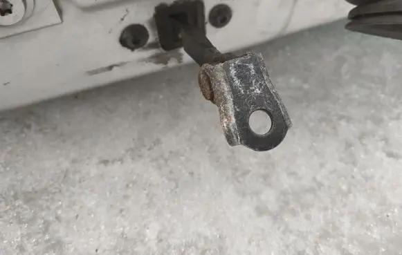 Skoda Fabia Mk1 (6Y) Rear door check strap stopper