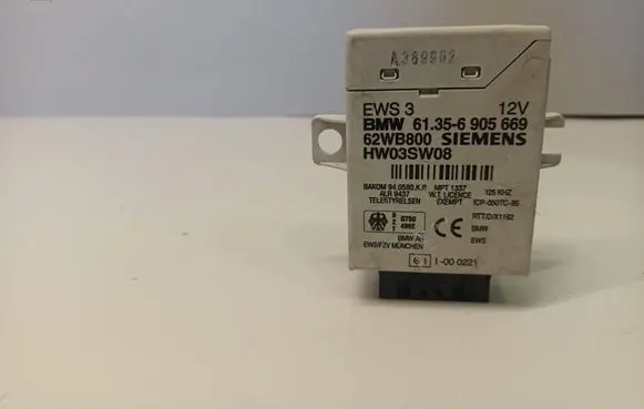 BMW 3 E46 Immobilizer control unit/module 61356905669 6905669