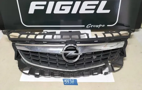 Opel Astra J Front bumper upper radiator grill 13266577