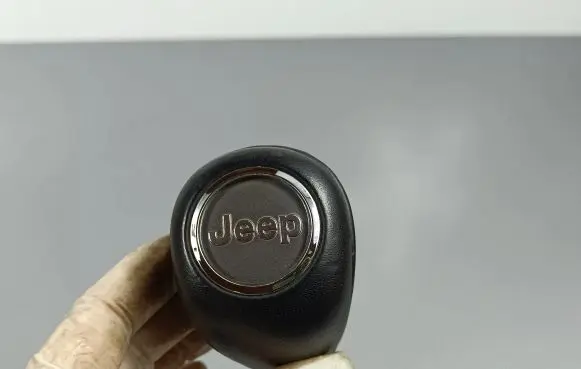 Gear lever shifter trim leather/knob