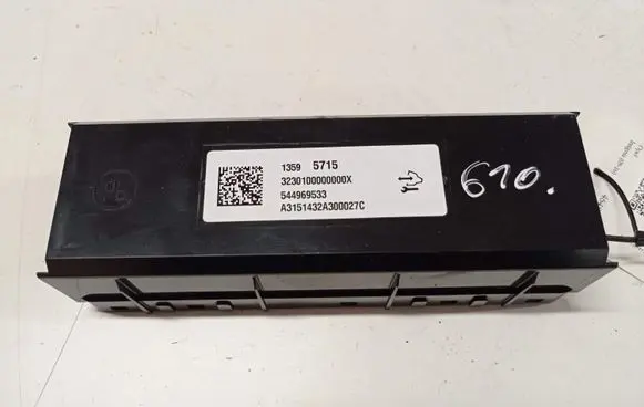 Opel Insignia A Air conditioning/heating control unit 13595715 3230100000000X 544969533