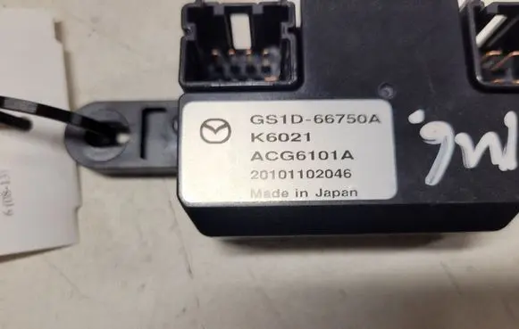 Mazda 6 Other control units/modules GS1D66750A K6021 ACG6101A