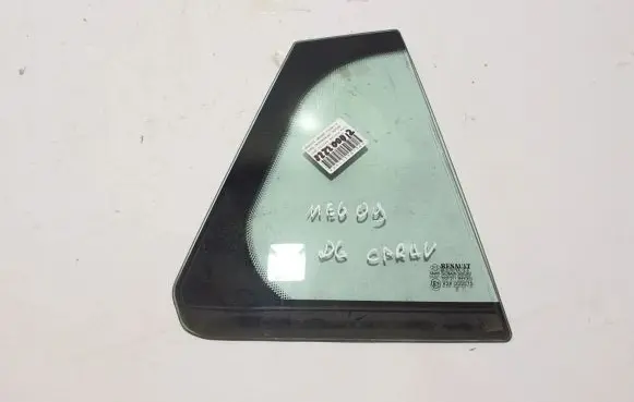 Rear vent window glass