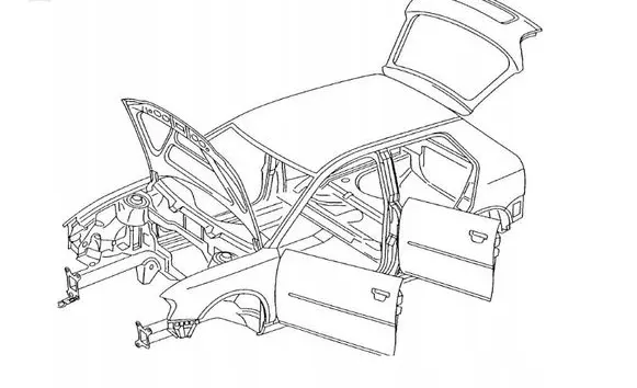 Volkswagen Tiguan (B) Pillar trim (exterior) POSZYCIE9858