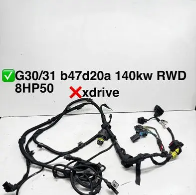 BMW 5 G30 G31 G38 Gearbox/transmission wiring loom 8589799 8591707 W00049809
