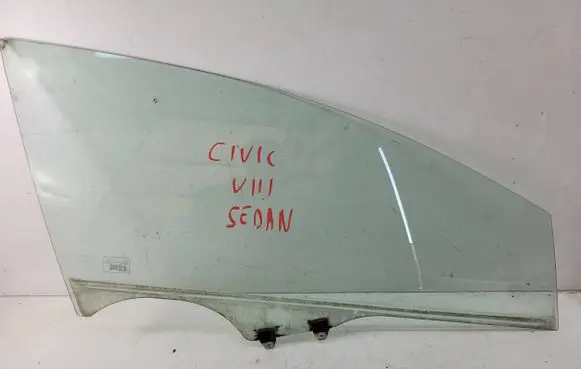 Honda Civic Front door window glass four-door