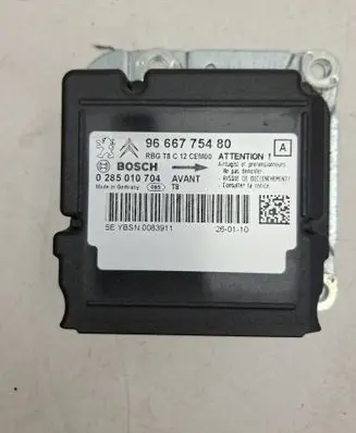 Peugeot 5008 Airbag control unit/module 9666775480 YBSN0083911 0285010704