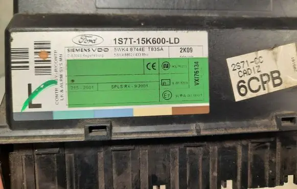 Ford Mondeo Mk III Comfort/convenience module 5WK48744E 1S7T14K600LD