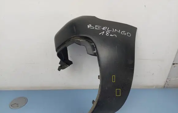 Citroen Berlingo Rear bumper corner part panel trim 9682044277