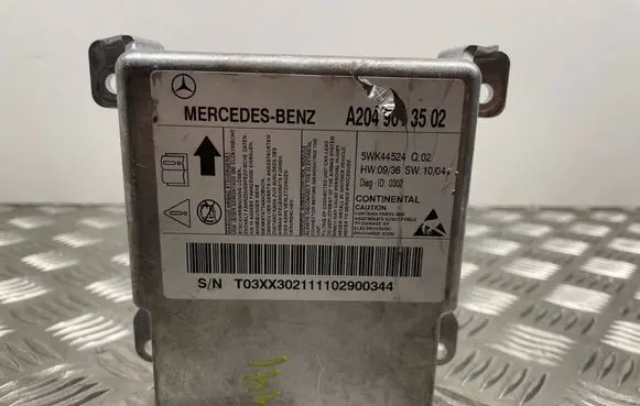 Mercedes-Benz C W204 Airbag control unit/module A2049013502