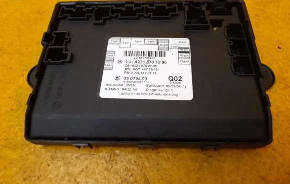 Mercedes-Benz S W221 Door control unit/module A2218707586