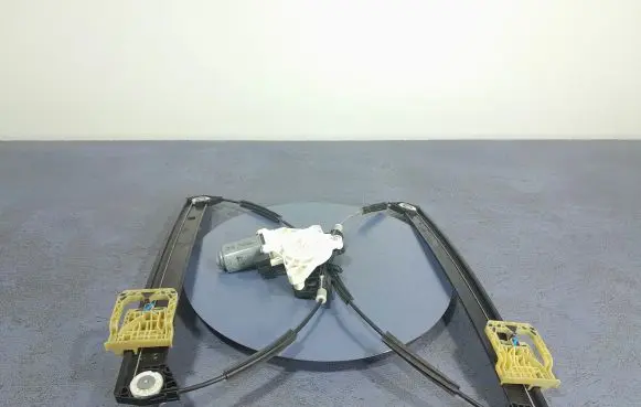 Audi A8 S8 D2 4D Rear door window regulator with motor 4N0839462A