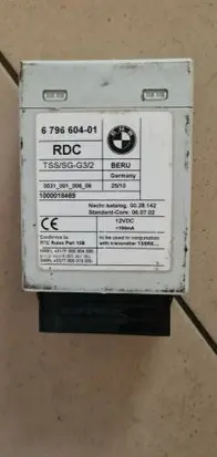 BMW 5 F10 F11 Tire pressure control unit 6796604