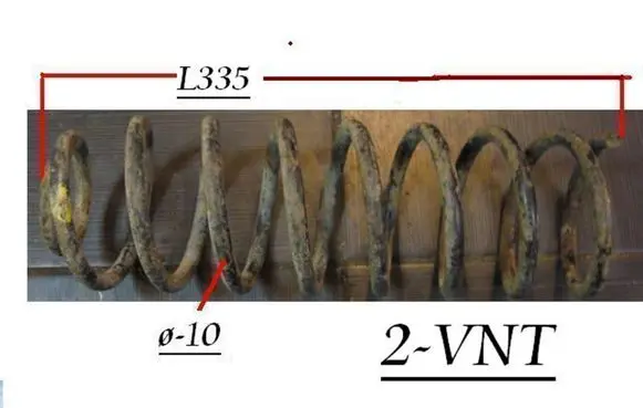 Volkswagen Golf II Rear coil spring
