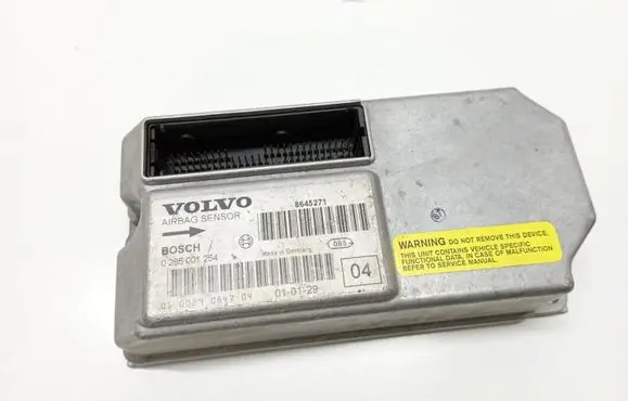 Volvo S60 Airbag control unit/module 8645271 0285001254