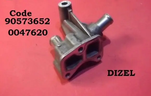 Opel Omega B1 Engine coolant pipe/hose 90573652 0047620