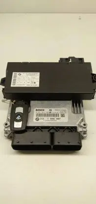 BMW 5 E60 E61 Engine ECU kit and lock set 7806987 0281014436 170033843