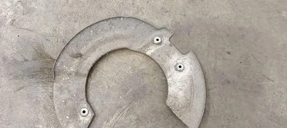 Jaguar XF X260 Front brake disc dust cover plate 