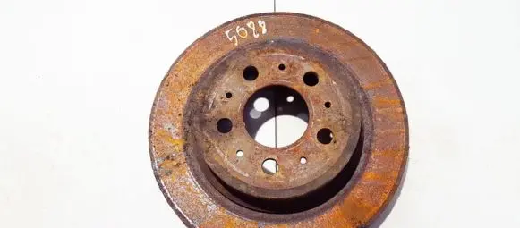 Volvo S80 Rear brake disc neventiliuojamas