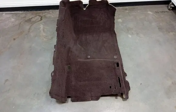 Porsche Cayenne (92A) Front floor carpet liner 7P5863103CA
