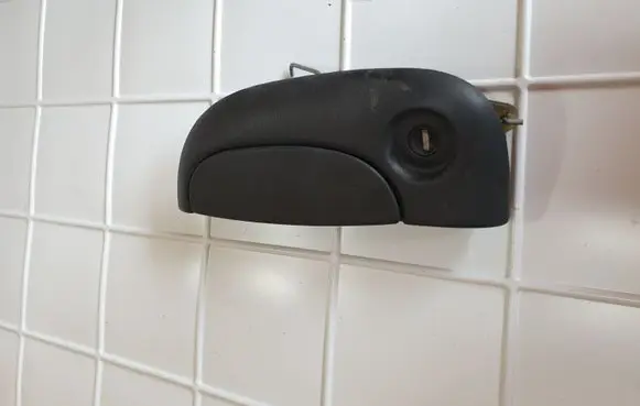 Renault Kangoo I Front door exterior handle 7700354478