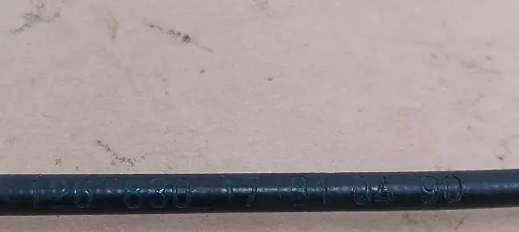 Mercedes-Benz 380 560SEC C126 Air flap cable 12683016310790 12683017310490