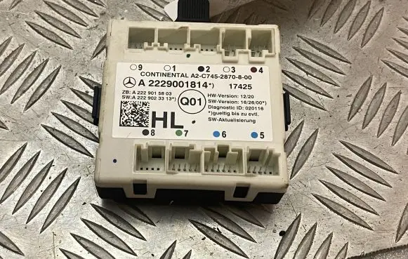 Mercedes-Benz GLC X253 C253 Door control unit/module A2229001814
