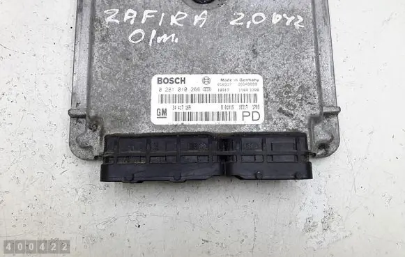 Opel Zafira A Engine control unit/module 0281010268