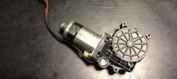 Rear door window regulator motor