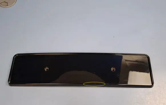 Audi R8 4S Number plate surrounds holder frame 4S0807287E