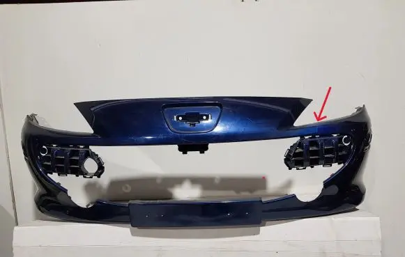 Peugeot 307 Front bumper 9653345477
