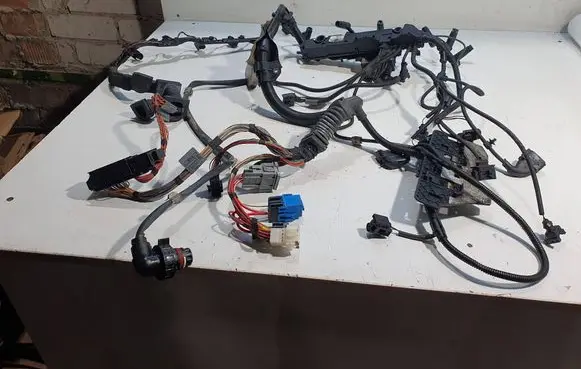 Engine installation wiring loom