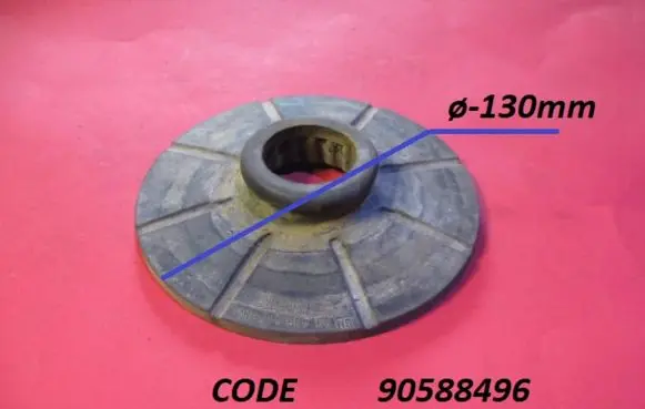 Opel Zafira B Rear coil spring rubber mount 90588496