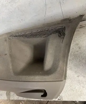 Audi Q7 4L Trunk/boot lower side trim panel 