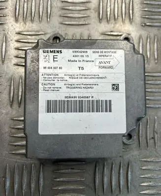 Peugeot 307 Airbag control unit/module 9645840780 43010515 5WK42908