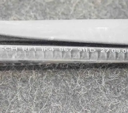 Volkswagen Golf VI Rubber seal front coupe door 1K4867911D