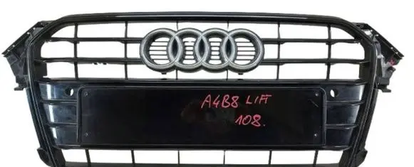 Audi A4 S4 B8 8K Front bumper upper radiator grill 8K0853651E 8K0853651F