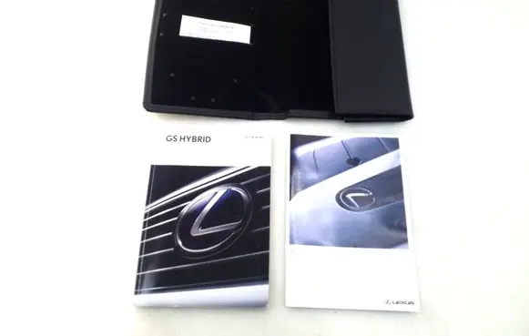 Lexus GS 250 350 300H 450H Owners service history hand book 