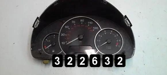 Peugeot 1007 Speedometer (instrument cluster) 9655960380