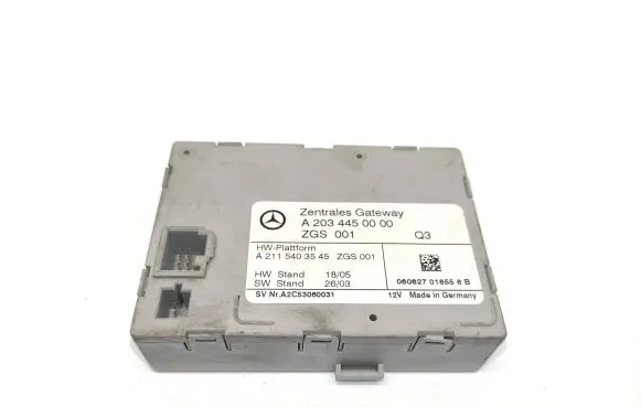 Mercedes-Benz C W203 Gateway control module A2034450000 A2115403545 A2C53060031