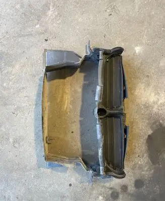 BMW 5 E60 E61 Intercooler air guide/duct channel 51717050604 74850610