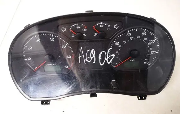 Volkswagen Polo IV 9N3 Speedometer (instrument cluster) 6q0920903j 110080320045a