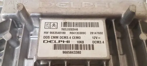 Citroen C5 Engine control unit/module 9663548180 28147602 9695843380