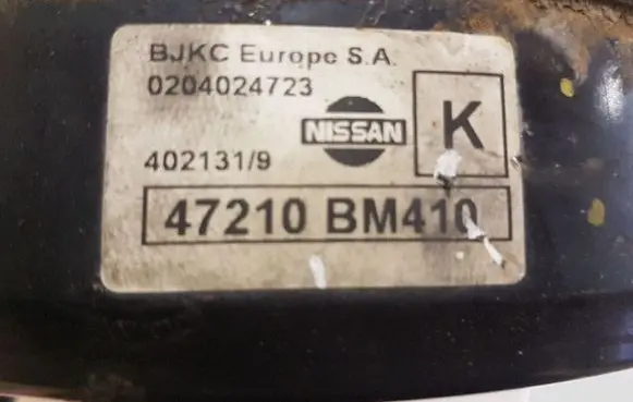 Nissan Almera N16 Brake booster 47210BM410 0204024723