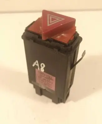 Audi A8 S8 D3 4E Hazard light switch 4D0941509D PA6GF30J VBS47US