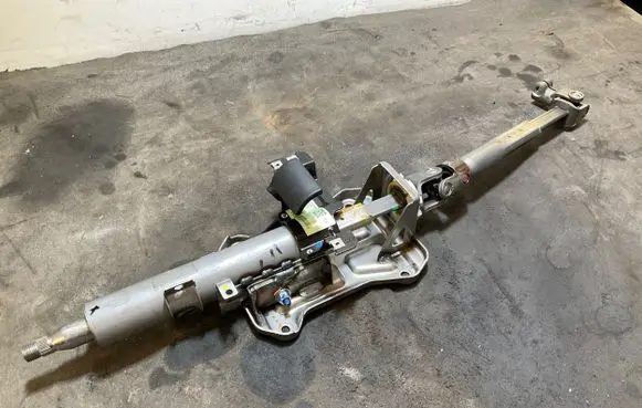 Steering wheel axle