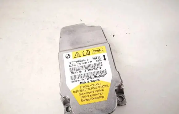 BMW 5 E60 E61 Airbag control unit/module 6577916055801 2204431-31