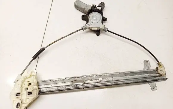 Sliding door window regulator with motor