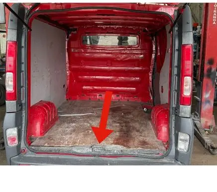 Opel Vivaro Loading door lock loop/hook striker 8200006252 01198009008