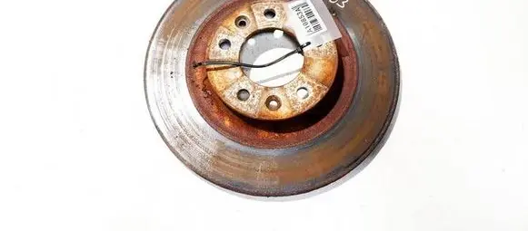 Peugeot 407 Rear brake disc neventiliuojamas